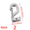Stainless Steel Electroplated Digital Arabic Numeral Lobster Clasp For Diy Jewelry