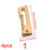 Stainless Steel Electroplated Digital Arabic Numeral Lobster Clasp For Diy Jewelry