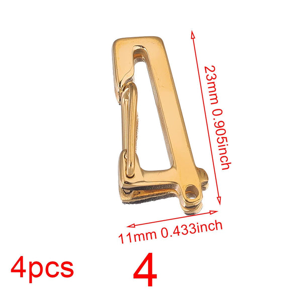 Stainless Steel Electroplated Digital Arabic Numeral Lobster Clasp For Diy Jewelry