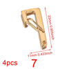 Stainless Steel Electroplated Digital Arabic Numeral Lobster Clasp For Diy Jewelry
