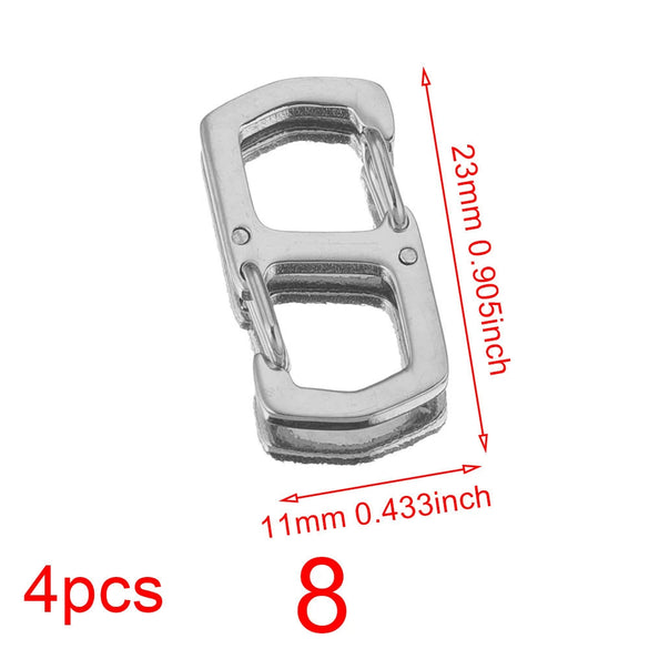 Stainless Steel Electroplated Digital Arabic Numeral Lobster Clasp For Diy Jewelry