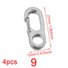 Stainless Steel Electroplated Digital Arabic Numeral Lobster Clasp For Diy Jewelry