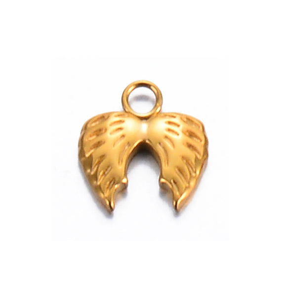 Stainless Steel Electroplated Geometric Love Flower Butterfly Bird Padlock Pendant Diy Bracelet Accessories