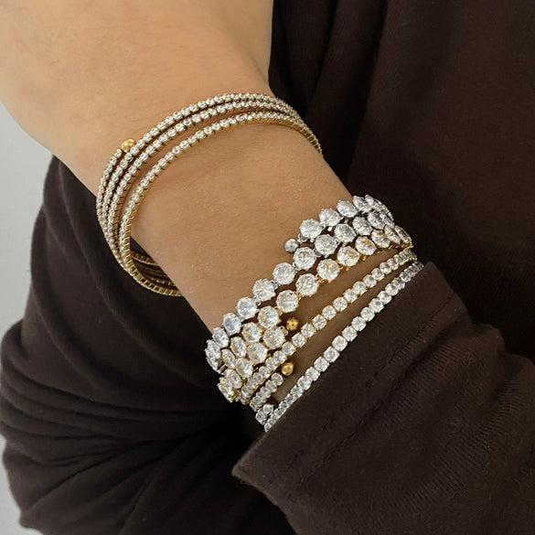 Stainless Steel Electroplated Geometric Style Bracelet Jewelry