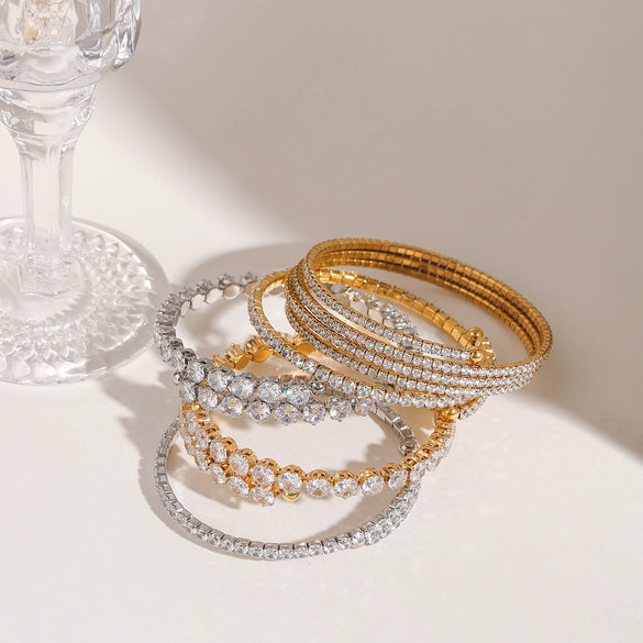Stainless Steel Electroplated Geometric Style Bracelet Jewelry