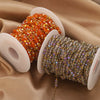 Stainless Steel Electroplated Gold Natural Stone Crystal Clip Bead Chain Diy Jewelry Accessories Bracelet Necklace