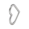 Stainless Steel Electroplated Heartshaped Earrings Lip Ring Interface Ring Ear Bone Ring