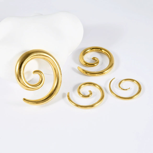 Stainless Steel Electroplated Insect Shaped Fashion Unisex Earrings