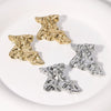 Stainless Steel Electroplated Irregular Pleated Women's Earrings