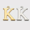 Stainless Steel Electroplated Letter Piercing Pendant