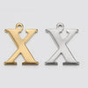 Stainless Steel Electroplated Letter Piercing Pendant