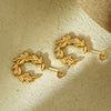 Stainless Steel Electroplated Personality Trendy Women's Earrings