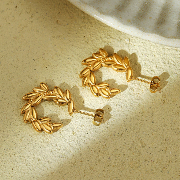 Stainless Steel Electroplated Personality Trendy Women's Earrings