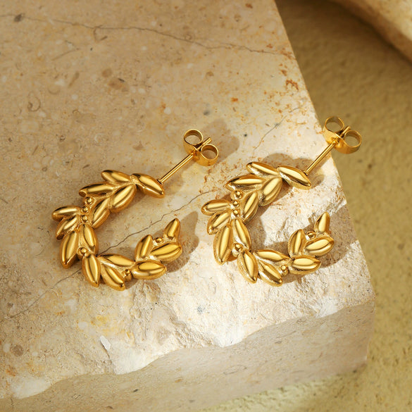 Stainless Steel Electroplated Personality Trendy Women's Earrings