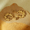 Stainless Steel Electroplated Personality Trendy Women's Earrings
