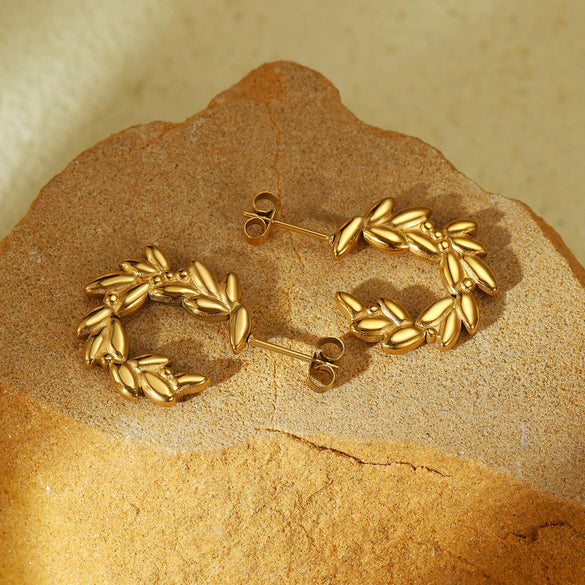 Stainless Steel Electroplated Personality Trendy Women's Earrings