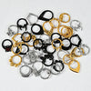 Stainless Steel Electroplated Pointed Cone And Arc Split Ring Jewelry Spider Design Earrings And Nose Ring