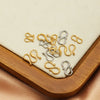 Stainless Steel Electroplated S W Shape Necklace Making Accessories Diy Jewelry Supplies