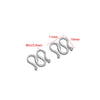 Stainless Steel Electroplated S W Shape Necklace Making Accessories Diy Jewelry Supplies