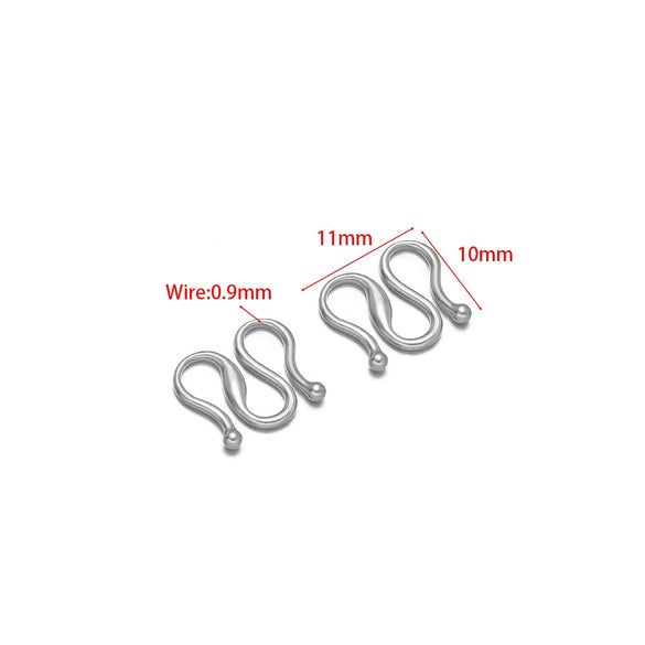 Stainless Steel Electroplated S W Shape Necklace Making Accessories Diy Jewelry Supplies