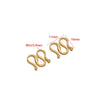 Stainless Steel Electroplated S W Shape Necklace Making Accessories Diy Jewelry Supplies
