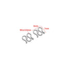 Stainless Steel Electroplated S W Shape Necklace Making Accessories Diy Jewelry Supplies