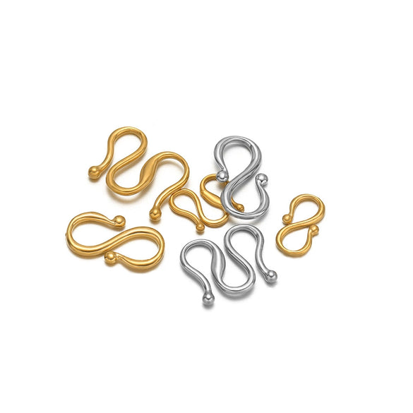Stainless Steel Electroplated S W Shape Necklace Making Accessories Diy Jewelry Supplies