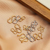 Stainless Steel Electroplated S W Shape Necklace Making Accessories Diy Jewelry Supplies