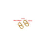 Stainless Steel Electroplated S W Shape Necklace Making Accessories Diy Jewelry Supplies