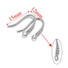 Stainless Steel Electroplated Soft Fish Ear Hooks Diy Handmade Earrings Jewelry Accessories