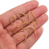 Stainless Steel Electroplated Soft Fish Ear Hooks Diy Handmade Earrings Jewelry Accessories