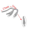 Stainless Steel Electroplated Soft Fish Ear Hooks Diy Handmade Earrings Jewelry Accessories