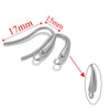 Stainless Steel Electroplated Soft Fish Ear Hooks Diy Handmade Earrings Jewelry Accessories