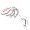 Stainless Steel Electroplated Soft Fish Ear Hooks Diy Handmade Earrings Jewelry Accessories