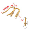 Stainless Steel Electroplated Soft Fish Ear Hooks Diy Handmade Earrings Jewelry Accessories