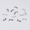 Stainless Steel Electroplated Star Shaped Nose Stud Piercing Accessory