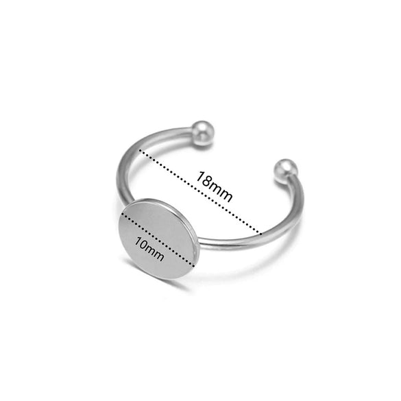 Stainless Steel Electroplated Ushape Ring Holder