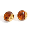 Stainless Steel Electroplating Double Flower Retro Style Earrings For Women