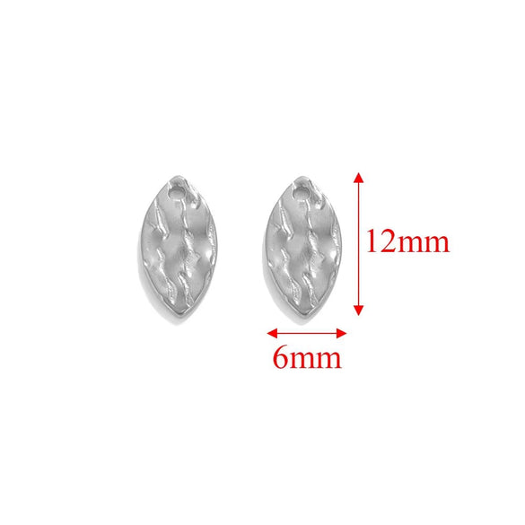 Stainless Steel Embossed Geometric Totem Jewelry Connection Accessories Pendant For Bracelet And Necklace