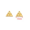 Stainless Steel Embossed Geometric Totem Jewelry Connection Accessories Pendant For Bracelet And Necklace