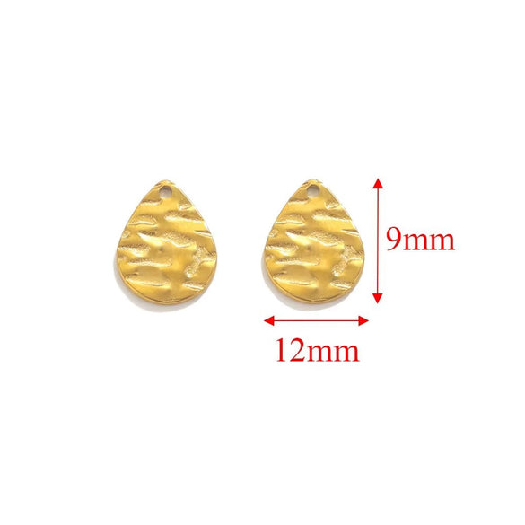 Stainless Steel Embossed Geometric Totem Jewelry Connection Accessories Pendant For Bracelet And Necklace
