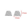 Stainless Steel Embossed Geometric Totem Jewelry Connection Accessories Pendant For Bracelet And Necklace