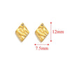 Stainless Steel Embossed Geometric Totem Jewelry Connection Accessories Pendant For Bracelet And Necklace