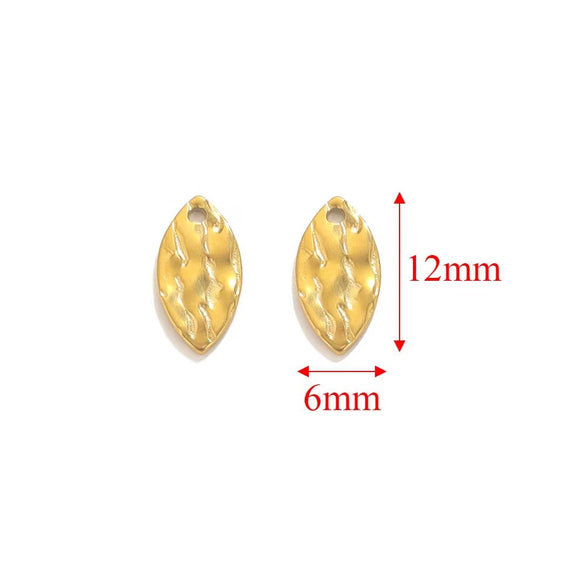 Stainless Steel Embossed Geometric Totem Jewelry Connection Accessories Pendant For Bracelet And Necklace
