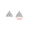 Stainless Steel Embossed Geometric Totem Jewelry Connection Accessories Pendant For Bracelet And Necklace