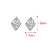 Stainless Steel Embossed Geometric Totem Jewelry Connection Accessories Pendant For Bracelet And Necklace