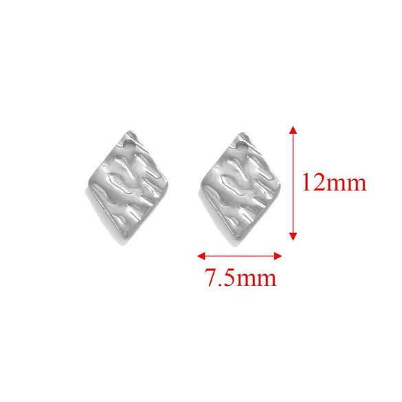 Stainless Steel Embossed Geometric Totem Jewelry Connection Accessories Pendant For Bracelet And Necklace