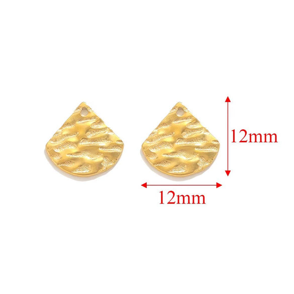 Stainless Steel Embossed Geometric Totem Jewelry Connection Accessories Pendant For Bracelet And Necklace