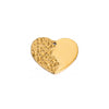 Stainless Steel Embossed Love Heart Electroplated Earrings Jewelry Accessories