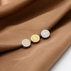 Stainless Steel Embossed Round Cake Beads Jewelry Accessories For Diy Necklace Bracelet Pendant